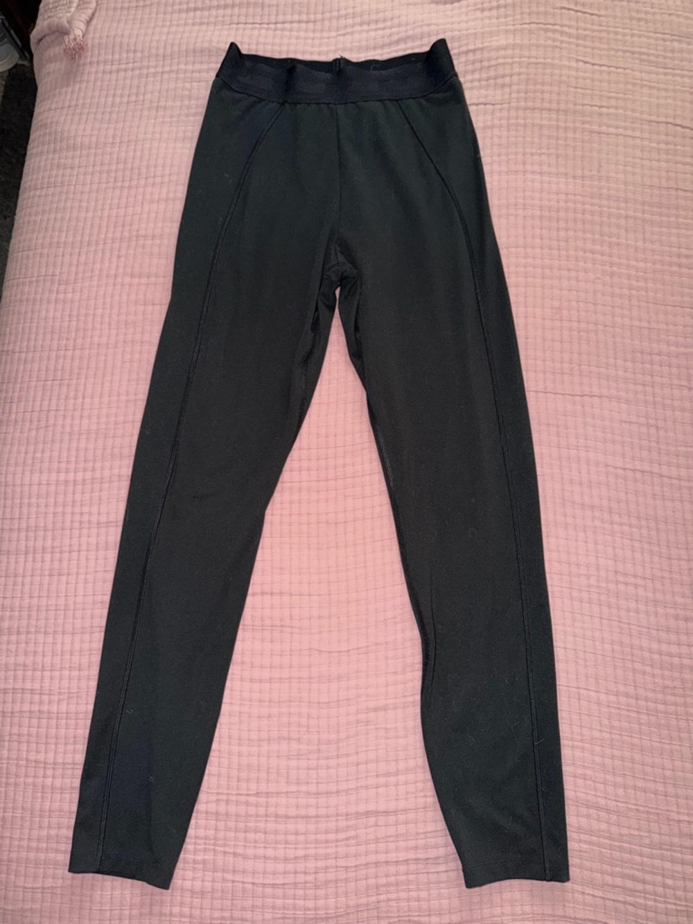 “PINK ACTIVE” Victoria's Secret Black High-Waist Leggings